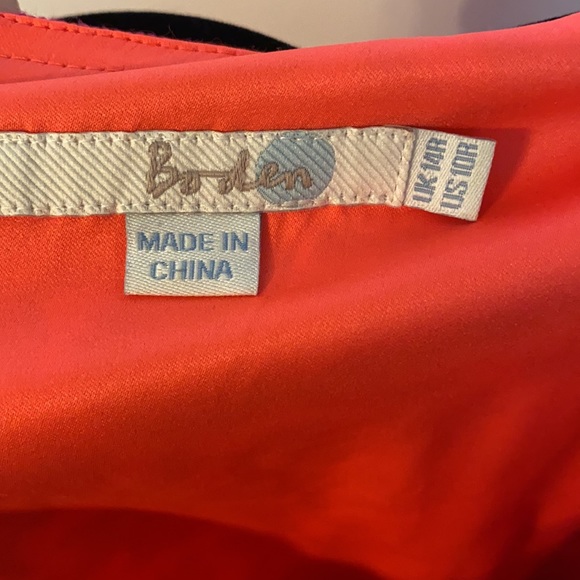 Boden Easy Day Pink Dress with waist detail. - Picture 5 of 5